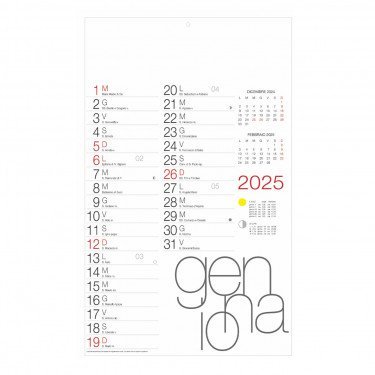 B/67 Calendario Olandese Design