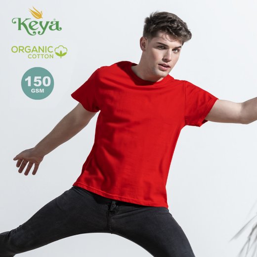 T-Shirt Adulto Keya  Colorata Cotone Organico 150g