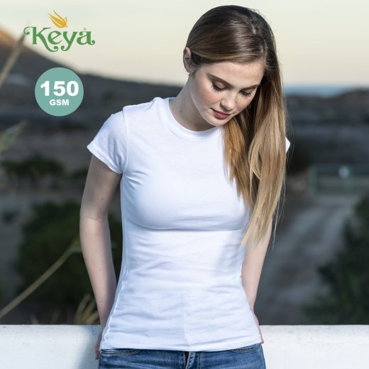 T-Shirt Donna Bianca Keya 150g