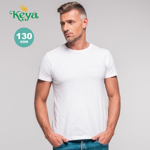 T-Shirt Adulto Bianca Keya 130g